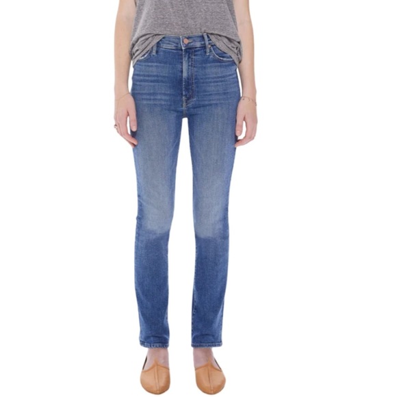 MOTHER The Swooner Rascal Hover Straight Leg Denim Jeans in Healing Jar Size 28 - Picture 1 of 14